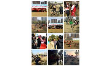 南通分公司與當(dāng)?shù)刂驹刚吖餐瑢?shí)現(xiàn)“同栽一棵樹，同抹一片綠”的夢想